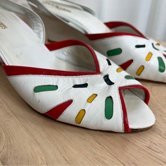 Vintage Leather Jack Rogers Wedge - Picture 3 of 10